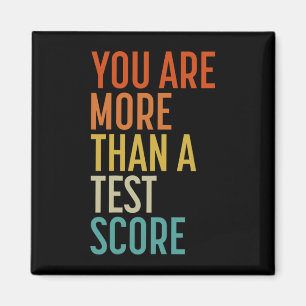Aimant Sont Plus Qu'Un Test Score Enseignant Vintage Test