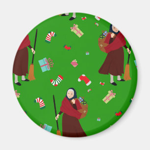 Aimant sorcière de noël Befana