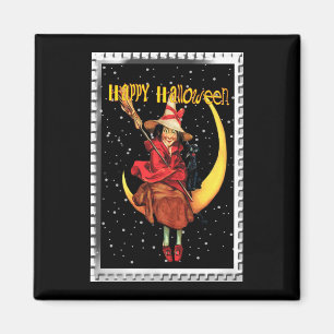 Aimant Sorcière d'Halloween