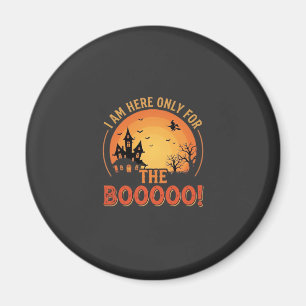 Aimant Sorcière d'Halloween Maison hantée Boo Design_1