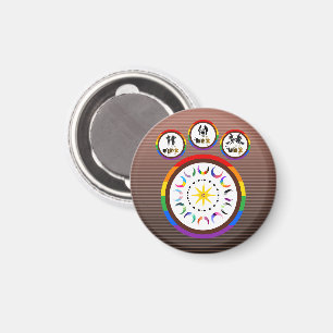 Aimant Sorcières LGBTQIA Body Positive Flex. Hex. Vex.
