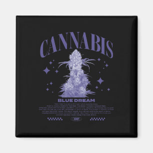 Aimant Souche hybride Sativa de Noël Blue Dream