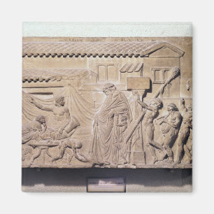 Aimant Soulagement dépeignant Dionysus à la maison de