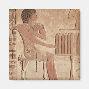 Aimant Soulagement dépeignant les défunts assis