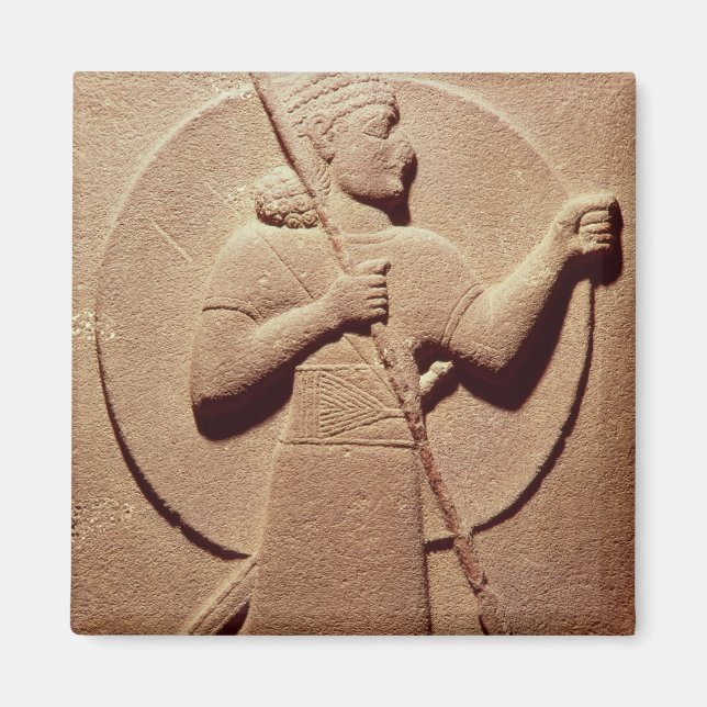 Aimant Soulagement représentant un guerrier hittite (Devant)