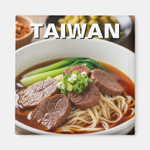 Aimant Soupe de nouilles de boeuf à Taiwan