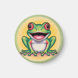 Aimant Sourire doux de grenouille
