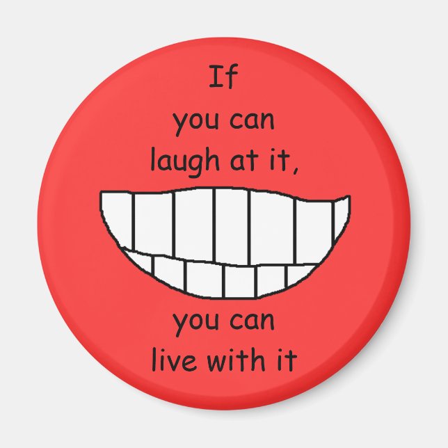 Aimant SOURIRE ! -magnet (Devant)