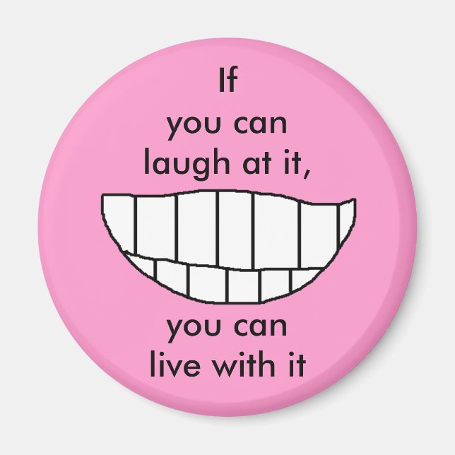 Aimant SOURIRE ! -magnet (Devant)