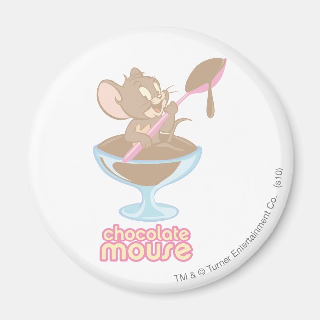 Aimant Souris au chocolat Jerry (Devant)