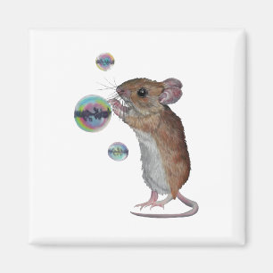 Aimant Souris et bulles