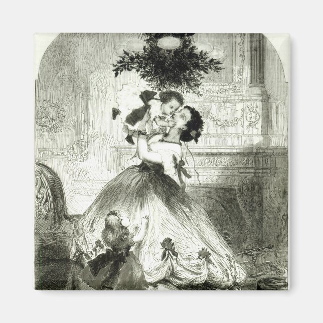 Aimant Sous la Mistletoe' (Devant)