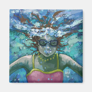 Aimant Sous la nage aquatique