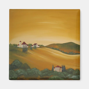 Aimant Sous un Sun toscan