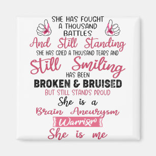 Aimant Soutenez les dons de guerrier d'Aneurysme cérébral