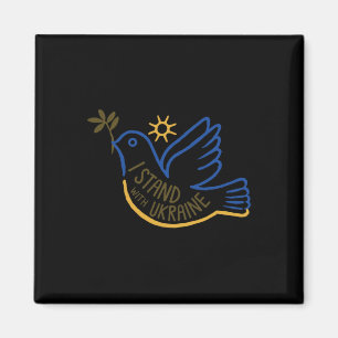 Aimant Soutenez l'Ukraine Je suis avec l'Ukraine 