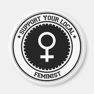 Aimant Soutenez votre féministe locale