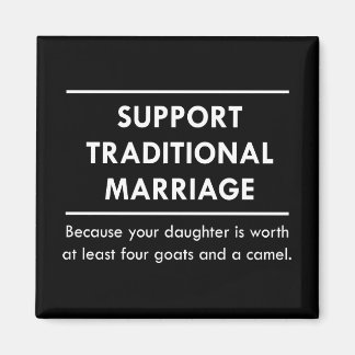 Aimant Soutenir le mariage traditionnel