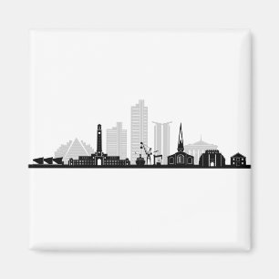 Aimant SOUTHAMPTON England Football City Skyline Silhouet