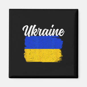 Aimant Soutien à l'Ukraine Drapeau de l'Ukraine Liberté S