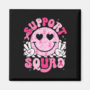 Aimant Soutien Escouade Sourire Visage Cancer du sein Sen