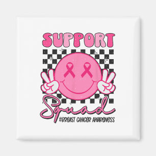 Aimant Soutien Escouade Sourire Visage Cancer du sein Sen