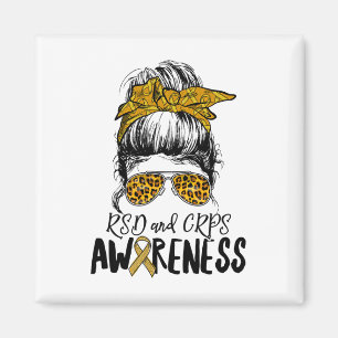 Aimant Soutien Femmes De L'Escadron Leopard Messy Bun Rsd