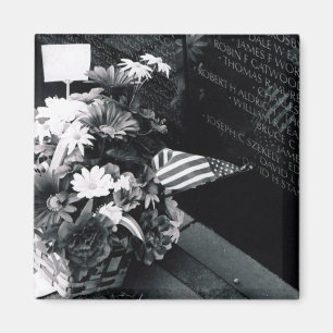 Aimant Souvenir à l'aimant de carré de mémorial du