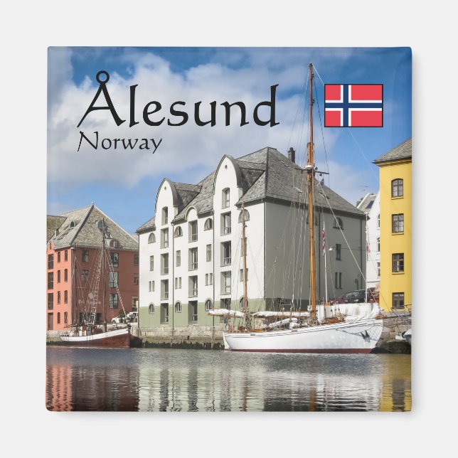 Aimant Souvenir d'Alesund (Devant)