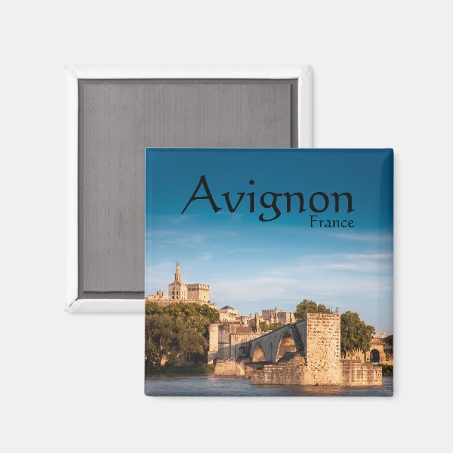 Aimant Souvenir d'Avignon (Recto/Verso)
