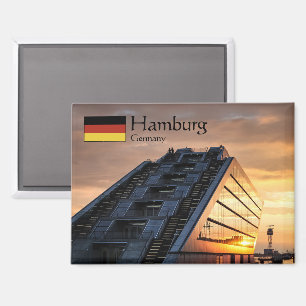 Aimant Souvenir de Hambourg Allemagne