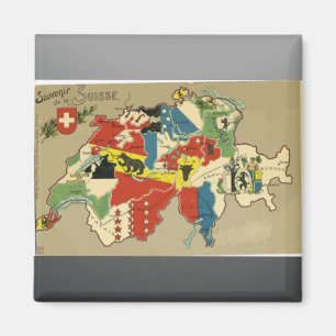 Aimant Souvenir De La Suisse, cru