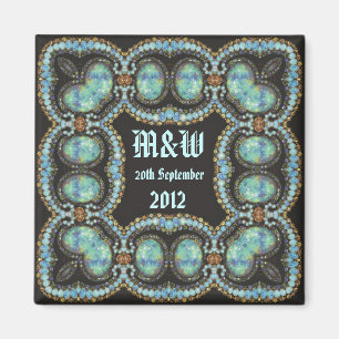 Aimant souvenir de mariage