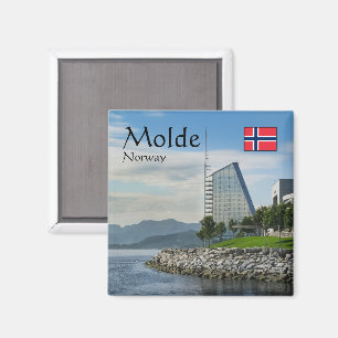 Aimant Souvenir de Molde Norvège