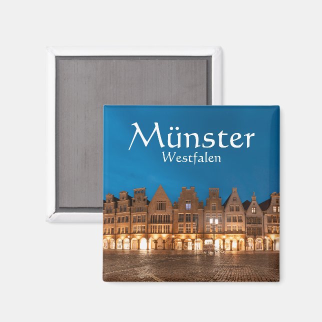 Aimant Souvenir de Münster (Recto/Verso)