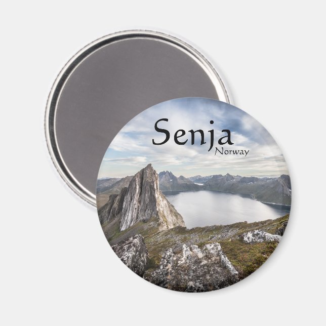 Aimant Souvenir de Senja  (Recto/Verso)