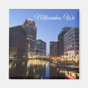 Aimant Souvenir de souvenir de Milwaukee, le Wisconsin