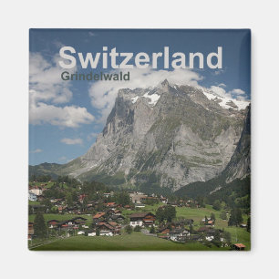 Aimant Souvenir de voyage d'aimant de Grindelwald Suisse