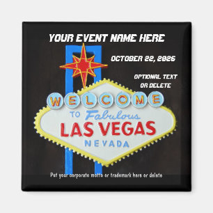 Aimant Souvenir d'événement spécial de Las Vegas