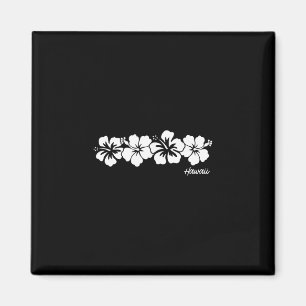 Aimant Souvenir d'Hibiscus de Fleur d'Hawaï Filles Hawaïe