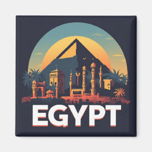 Aimant Souvenir du premier voyage en Égypte pour de nouve