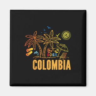 Aimant Souvenirs Colombie Vacances 2025 Voyage en Famille