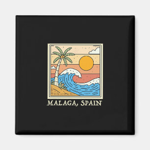 Aimant Souvenirs Malaga Espagne Espana Voyage Vacances Ho