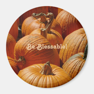 Aimant Soyez des Citrouilles bénis sur un