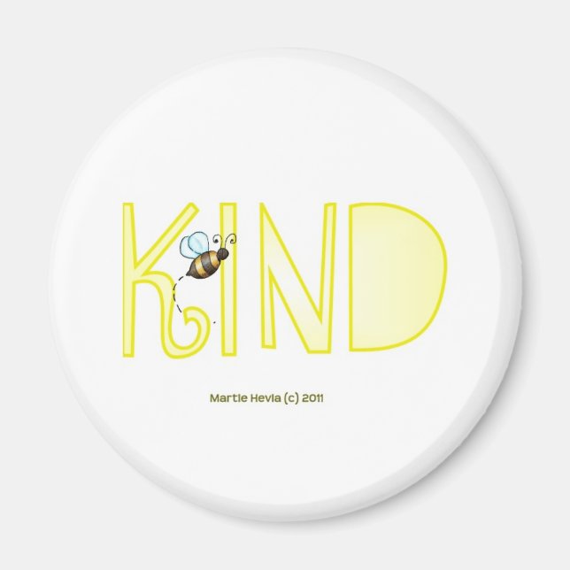 Aimant Soyez Gentil - Un Mot Positif (Devant)