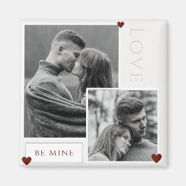 Aimant Soyez le mien Saint Valentin Couple Photo Love
