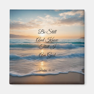 Aimant "Soyez Toujours Et Sachez Que Je Suis Dieu" Sunris