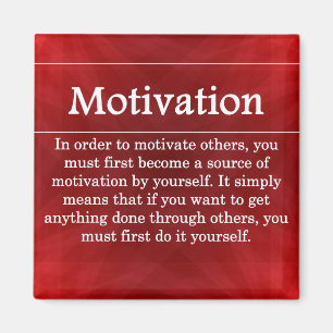 Aimant Soyez une source de motivation pour d'autres