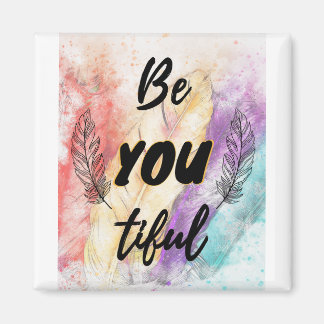Aimant Soyez-vous pleins de plumes Inspirationnel