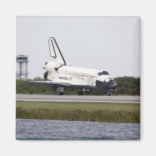 Aimant Space Shuttle Discovery sur la piste